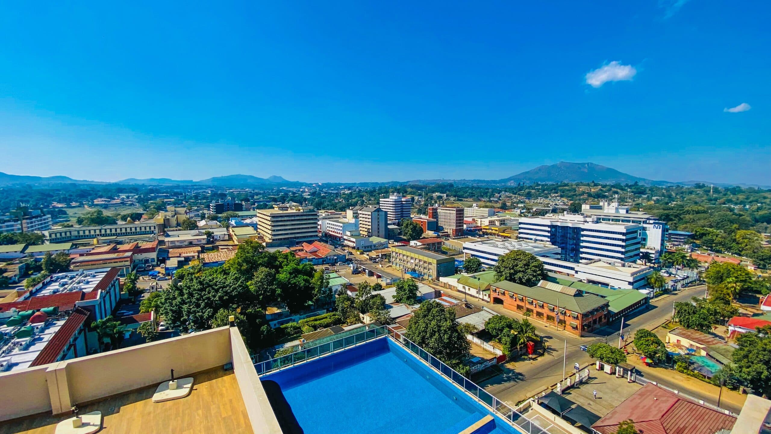A view of Blantyre city in Malawi